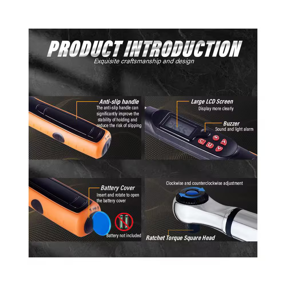 3/8 in. Drive Digital Torque Wrench
