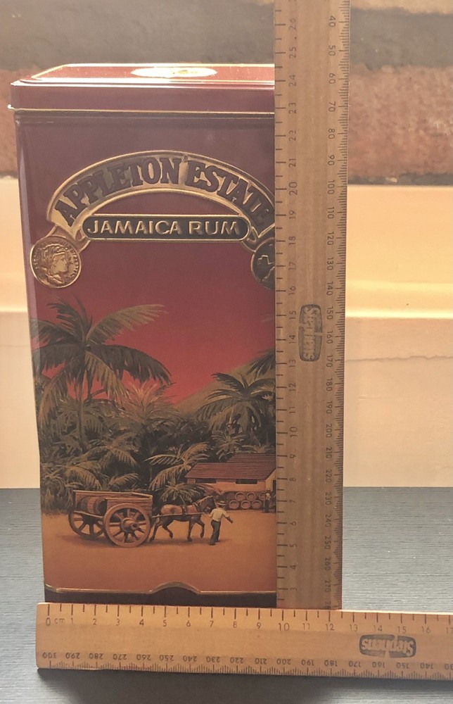 Apple Esata EMPTY Jamaica Rum Tin. Ref:01