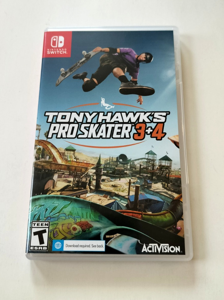 AUTHENTIC Replacement Case ONLY Box Nintendo Switch - Tony Hawk's Pro Skater 3+4