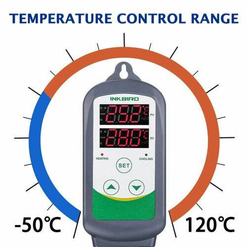 Heating Thermostat Temperature Controller ITC-308+Humidity Controller IHC-200 US