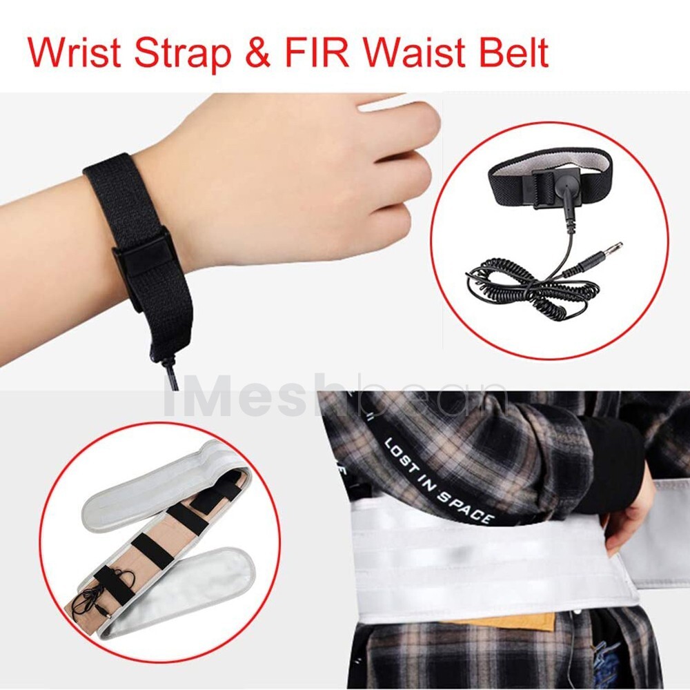 Detox Foot Bath Spa Machine Kit FIR Belt Cell Ion Ionic Aqua w/Case