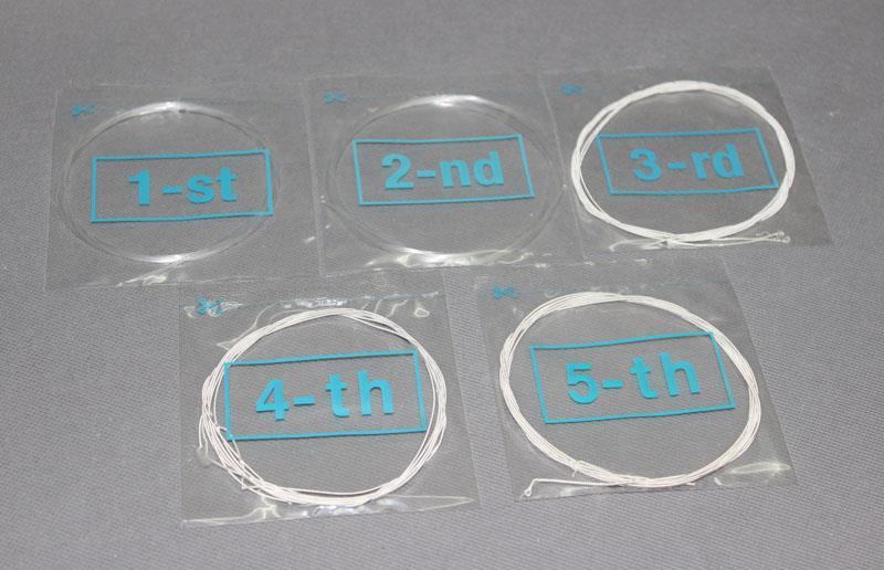10Sets Alice OUD Strings UD Strings Clear Nylon Silver-Plated Copper Alloy AOD10