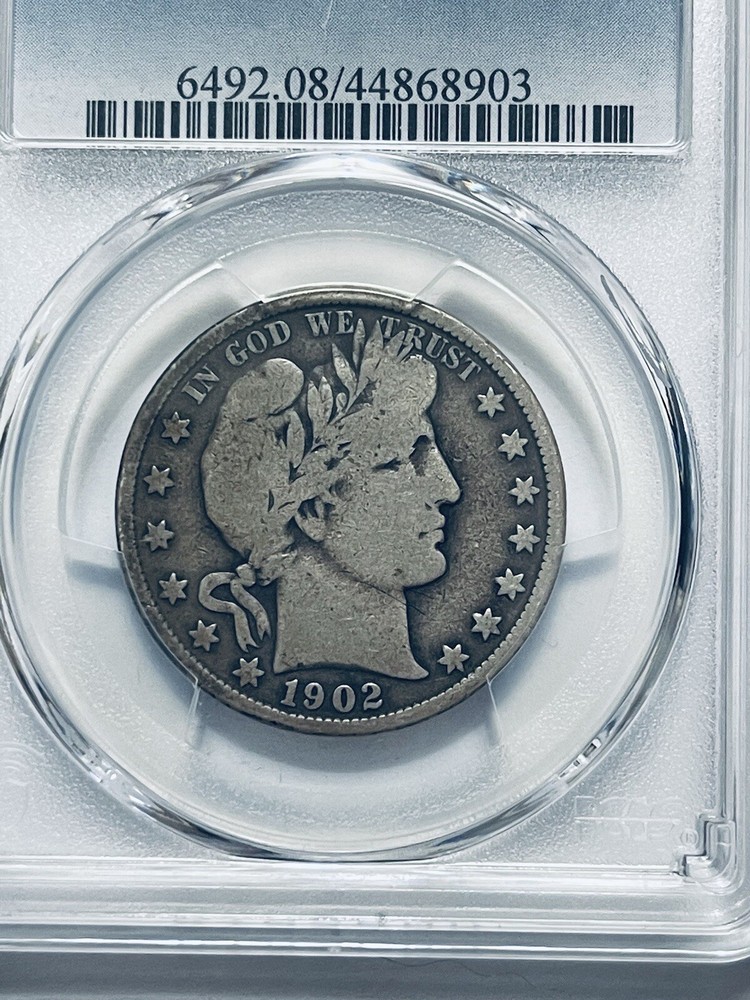 1902 Barber Half Dollar PCGS VG08