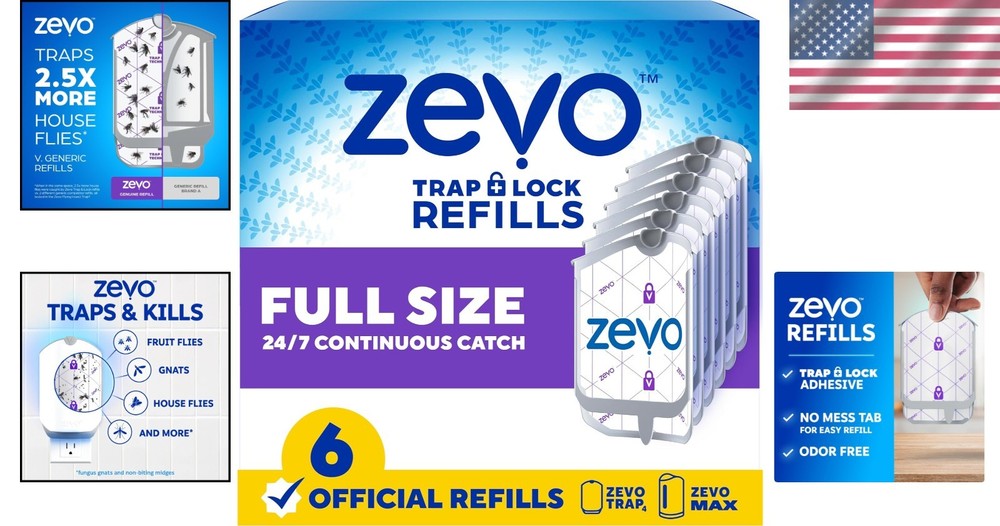 Official Refills for Flying Insect Trap - 6 Pack