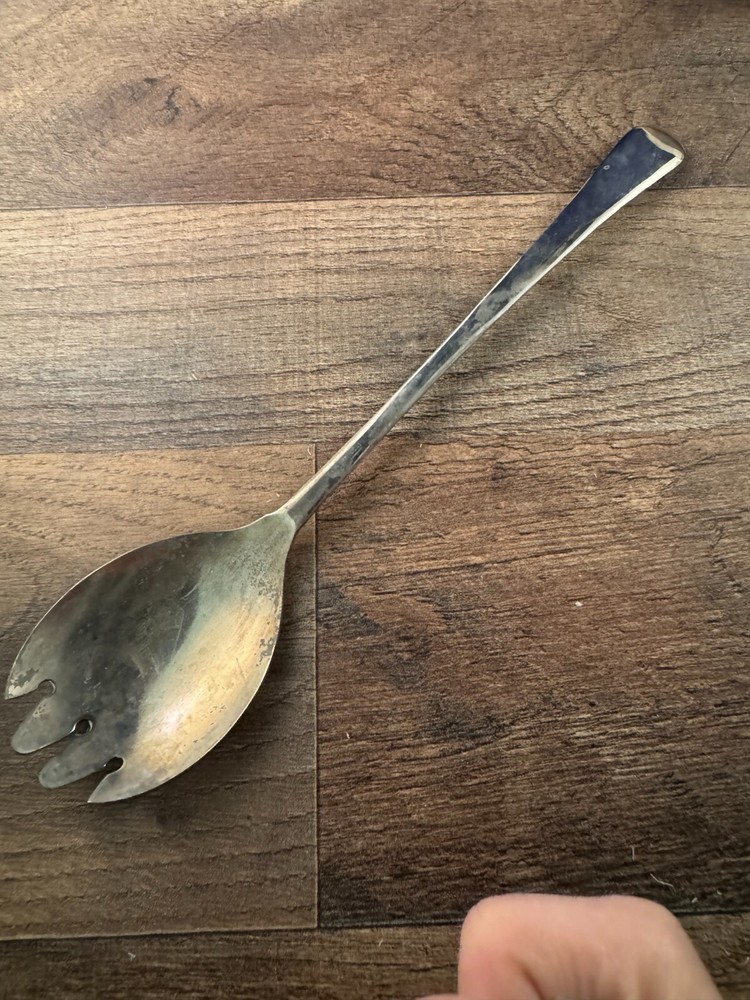 Silver Plated Sheffield England Salad Server Fork Replacement