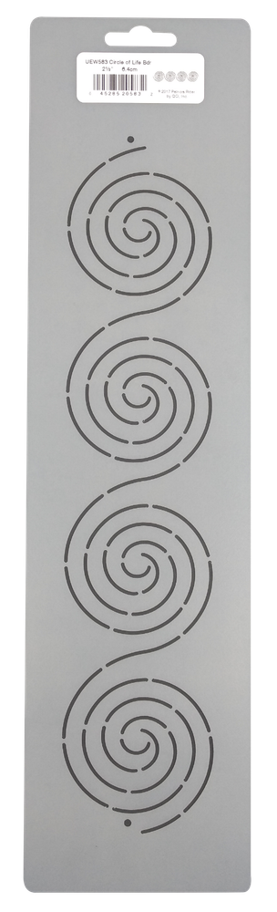 Quilting Stencils Geometric Circle Swirl Border Quilt Patterns Plastic Templates