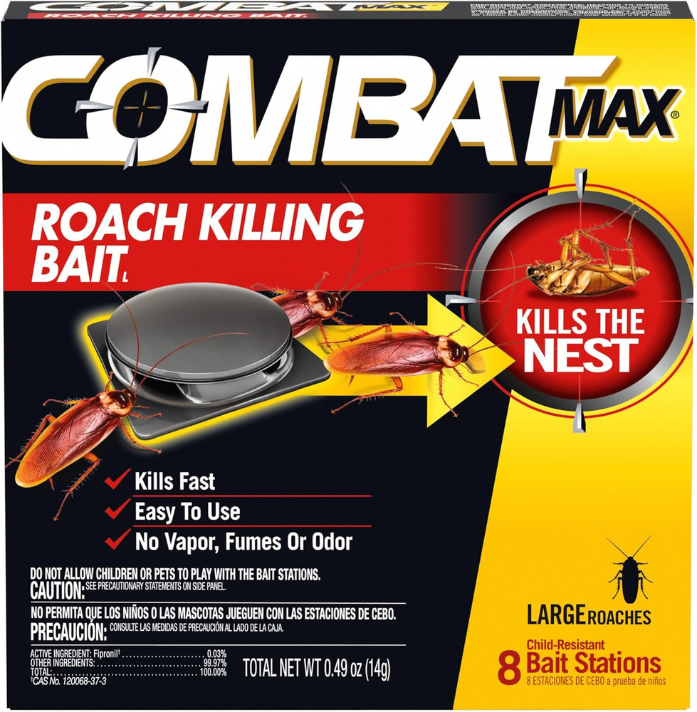 Combat Max Large Roach Killing Bait 8 Count