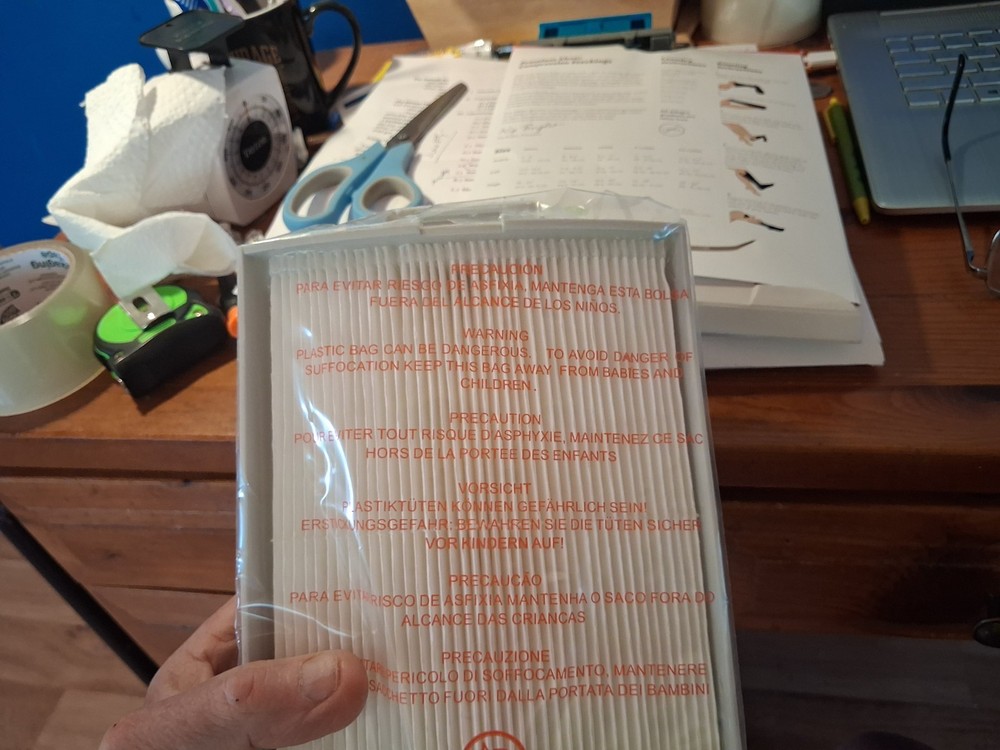 Filter DeLonghi FreshZone DAPF70 Electrostatic Replacement Air Purifier Part