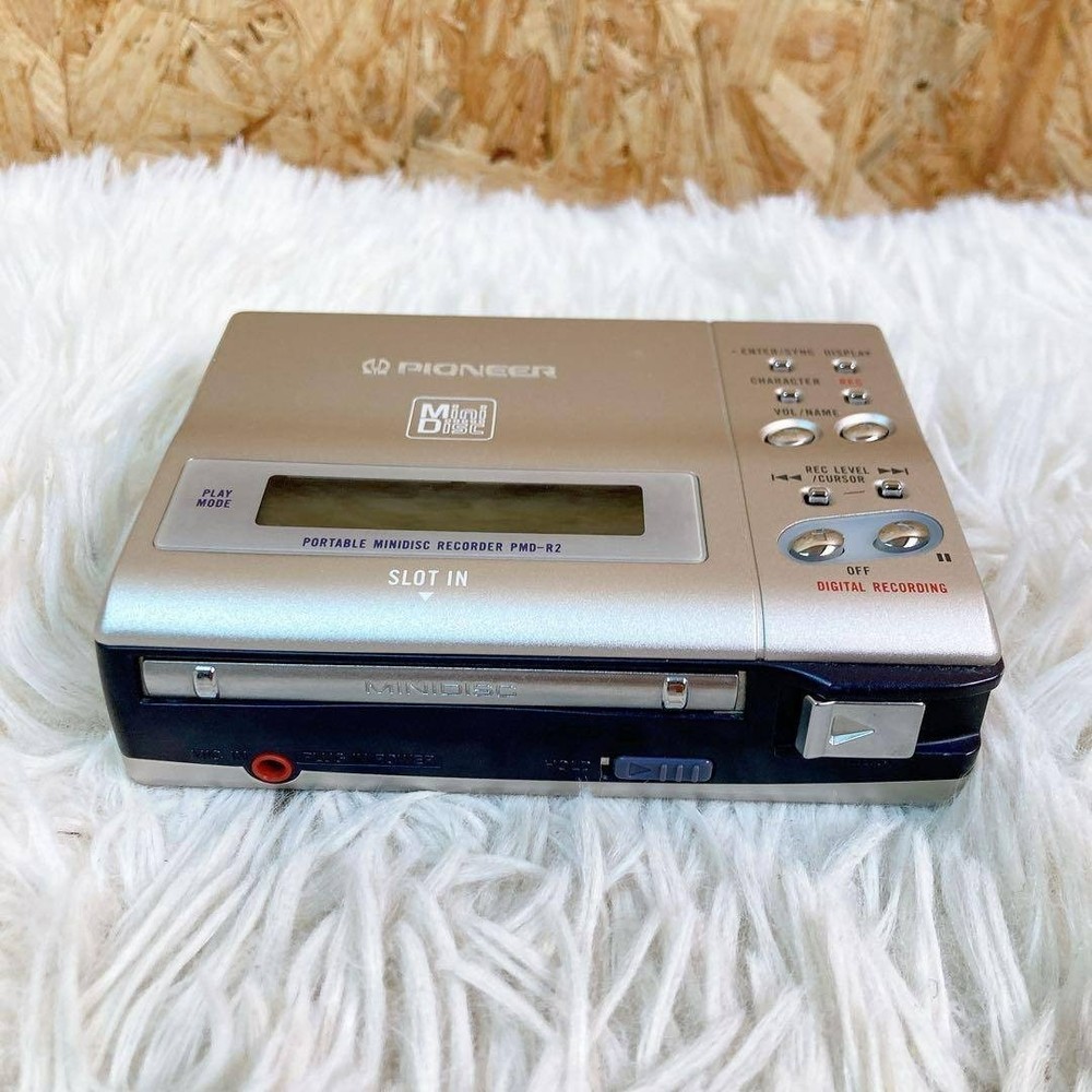 Pioneer Pmd-R2 Portable MD Player, Used, Untested, Includes Accessories