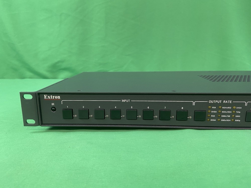 Extron IN1508 Scaling Presentation Switcher – 8 Input, VGA/Component, Rack Ears