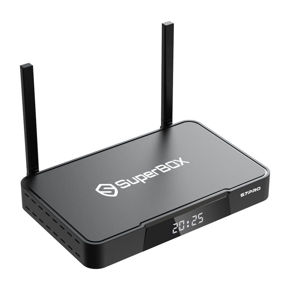 NEW RELEASE 2025 SUPERBOX S7 PRO Black Final Version S6 Fast Ship