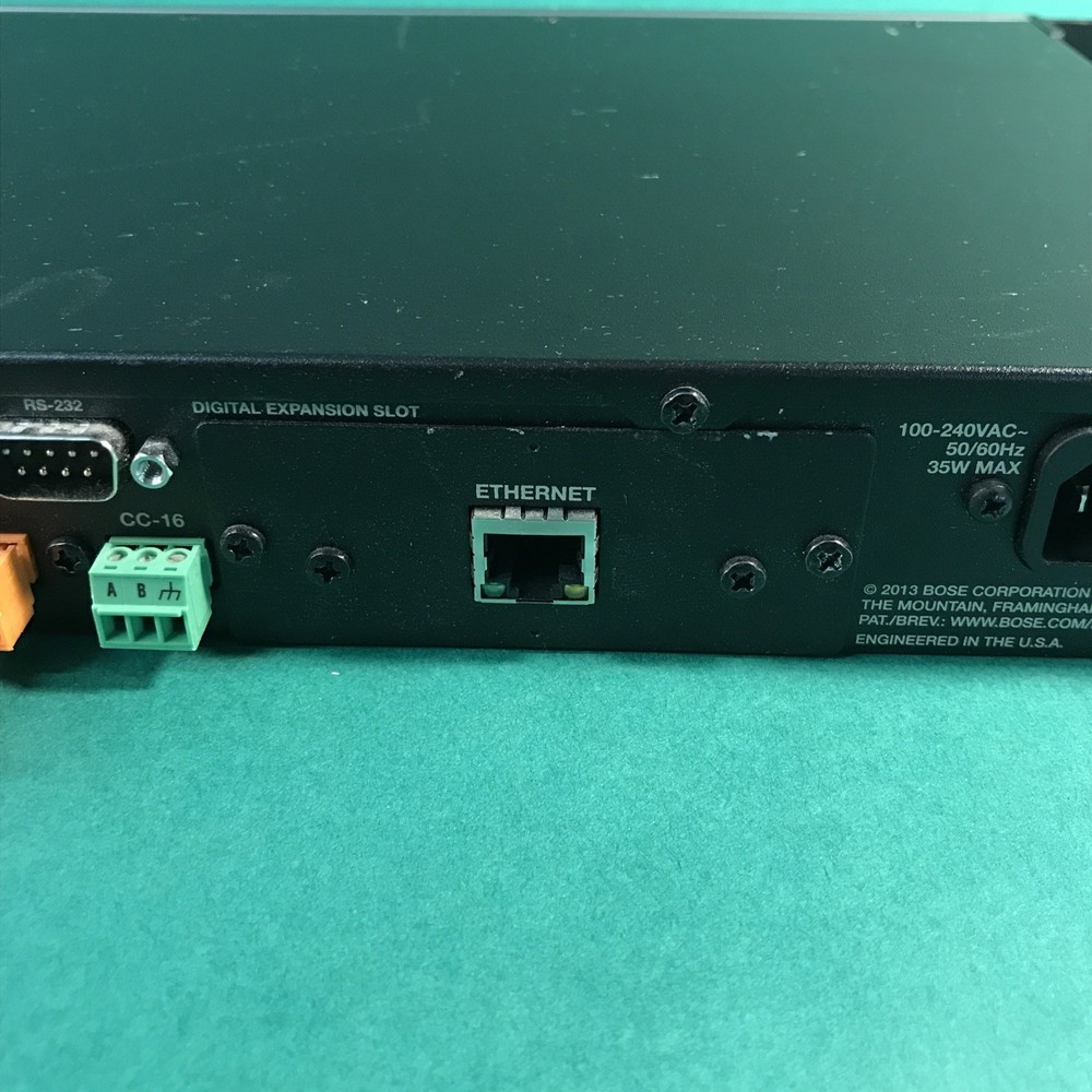 BOSE CONTROLSPACE ESP-880 Engineered Sound Processor w/ Ethernet Card