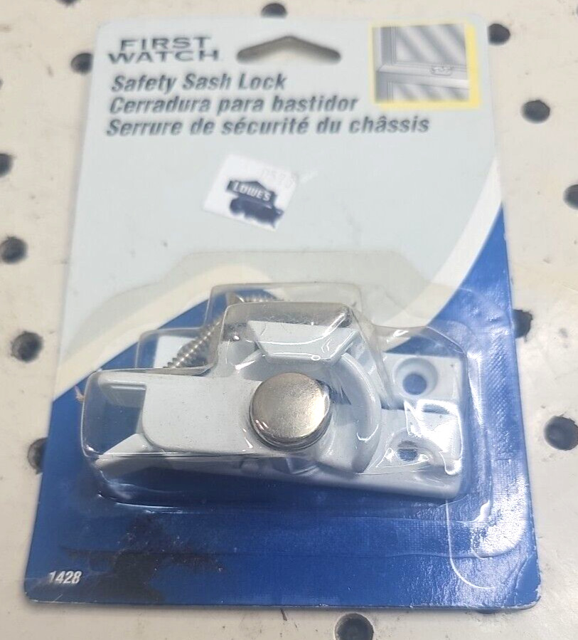 First Watch Security Safety Sash Lock Window Latch White #1428