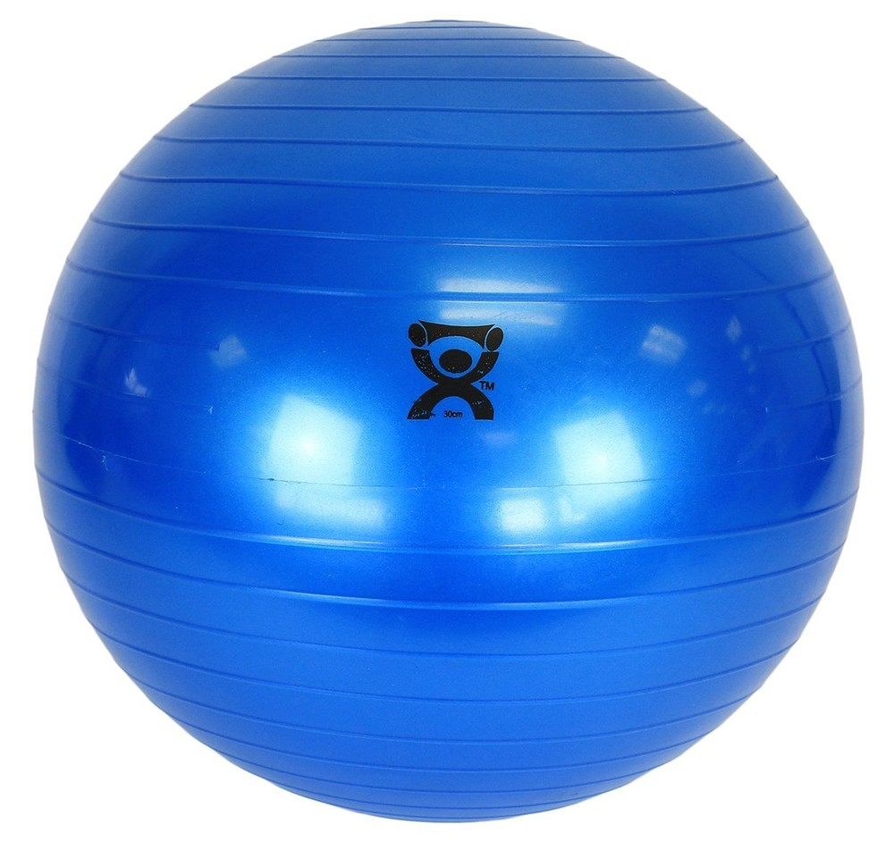 Inflatable Exercise Ball - Blue 11.8" Durable Extra Thick Non-Slip Stability ...