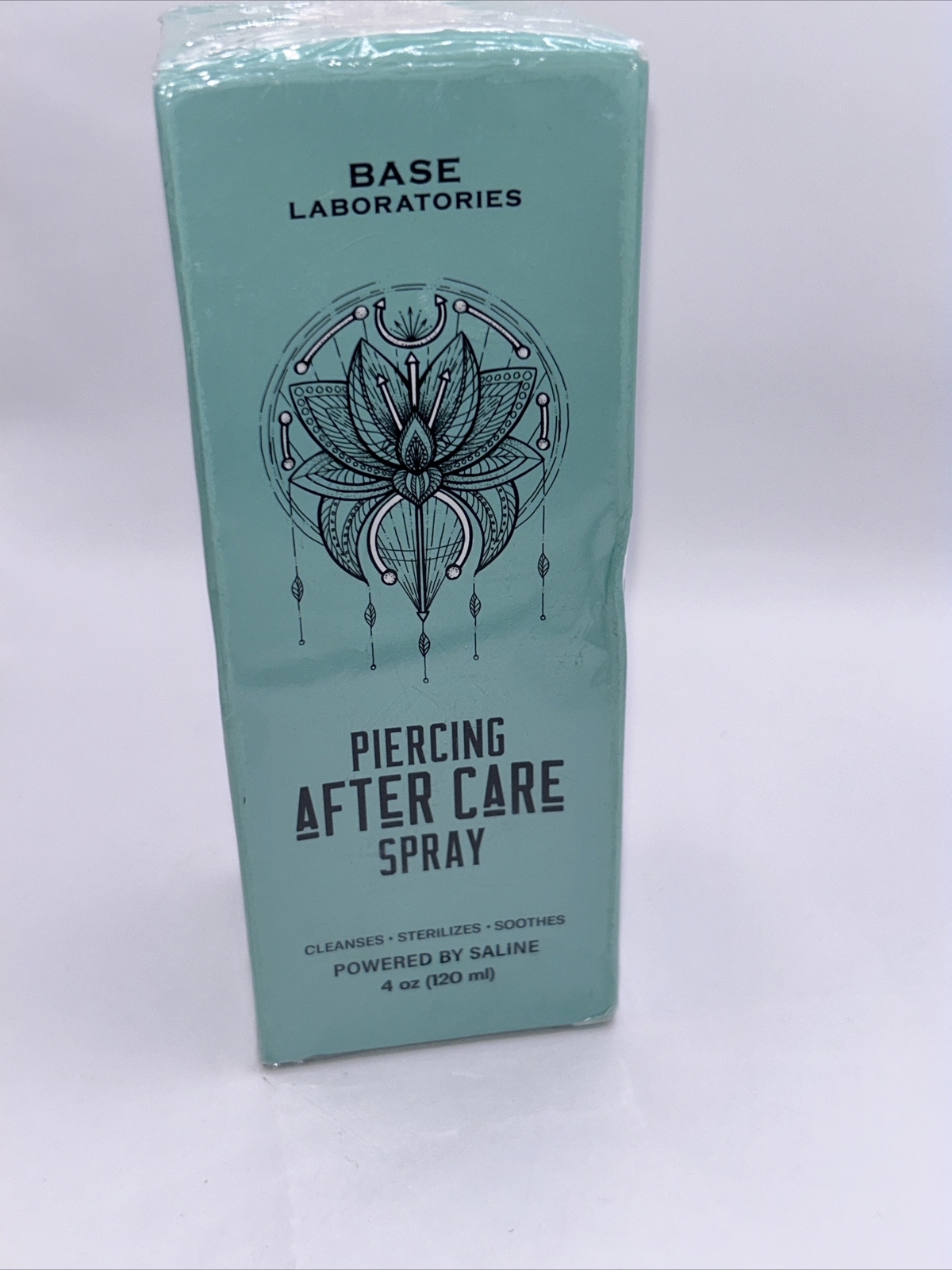 2 Base Labs Piercing Aftercare Spray | Saline Solution for Piercings, Bumps 4 oz
