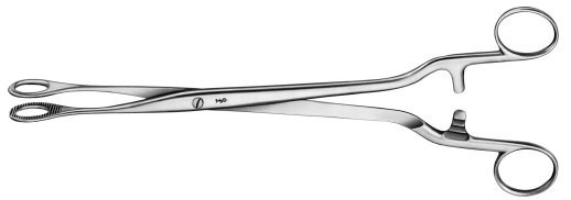 BRAUN  EO315  TISSUE-GRASPING-FORCEPS.  280MM / 11"