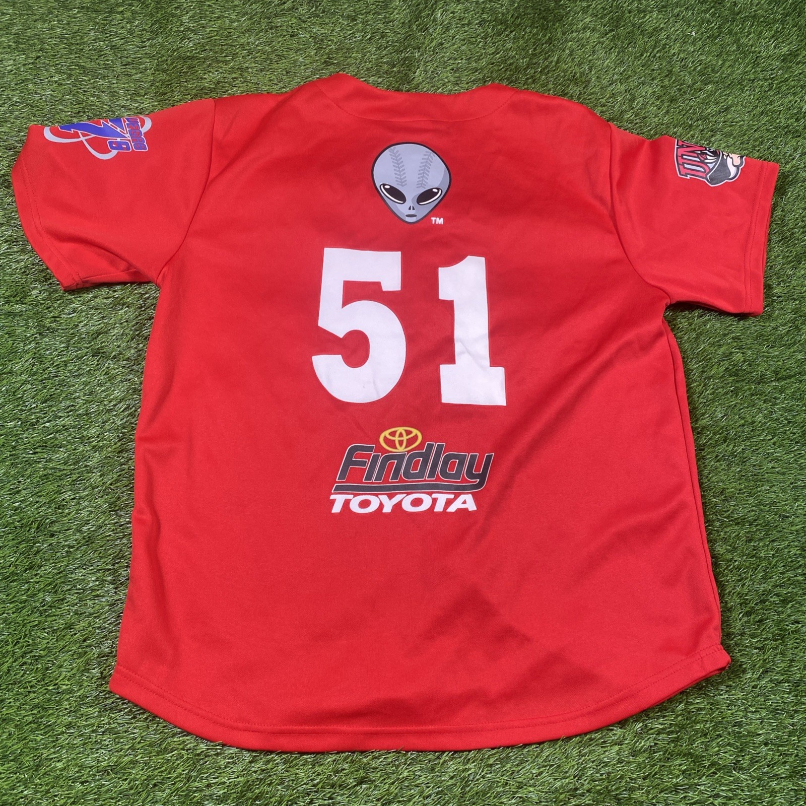 UNLV Rebels Baseball Jersey Mens Xl Red Ncaa #51 Stadium Issue