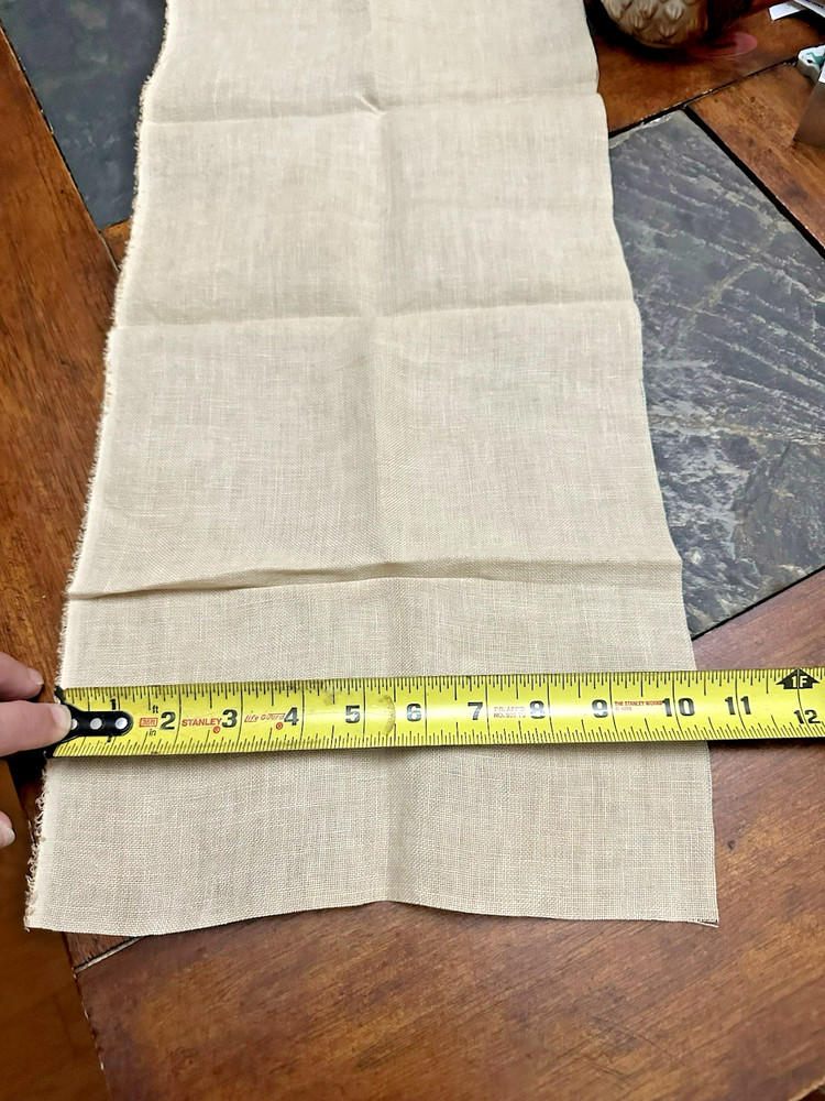 Weeks Dye Works 30 count PARCHMENT linen 23 X 10.5"