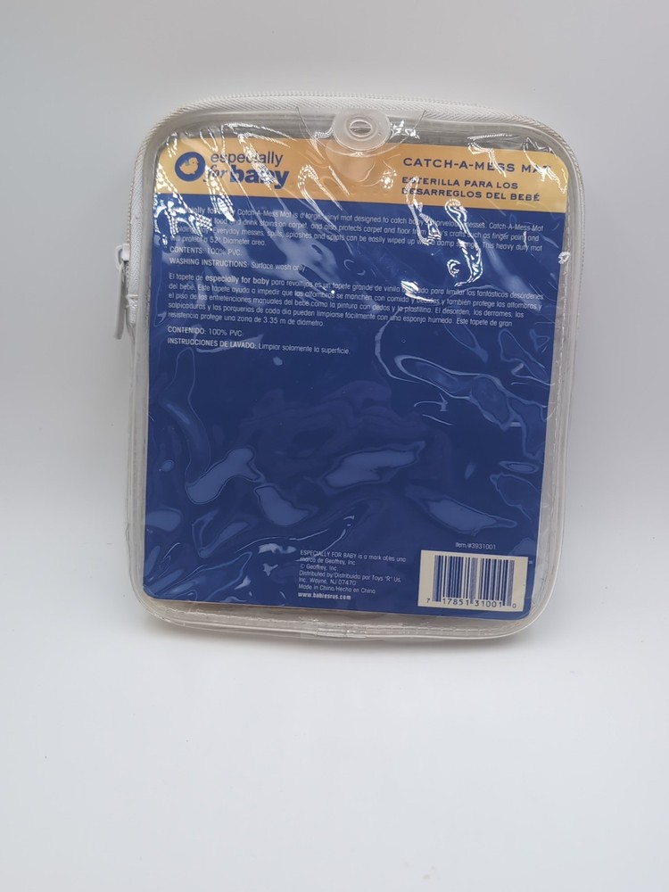 Catch-A-Mess Mat - CLEAR - NEW - Covers 52" In Diameter