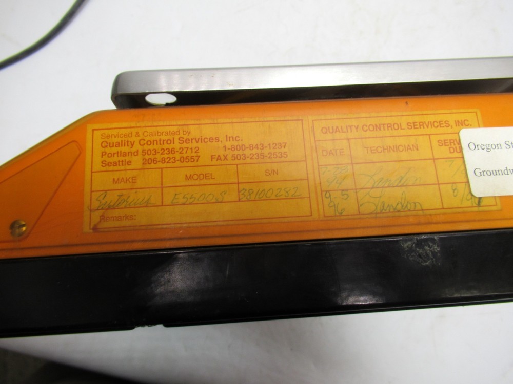 Sartorius E5500S Digital Analytical Balance Scale TESTED WORKING!