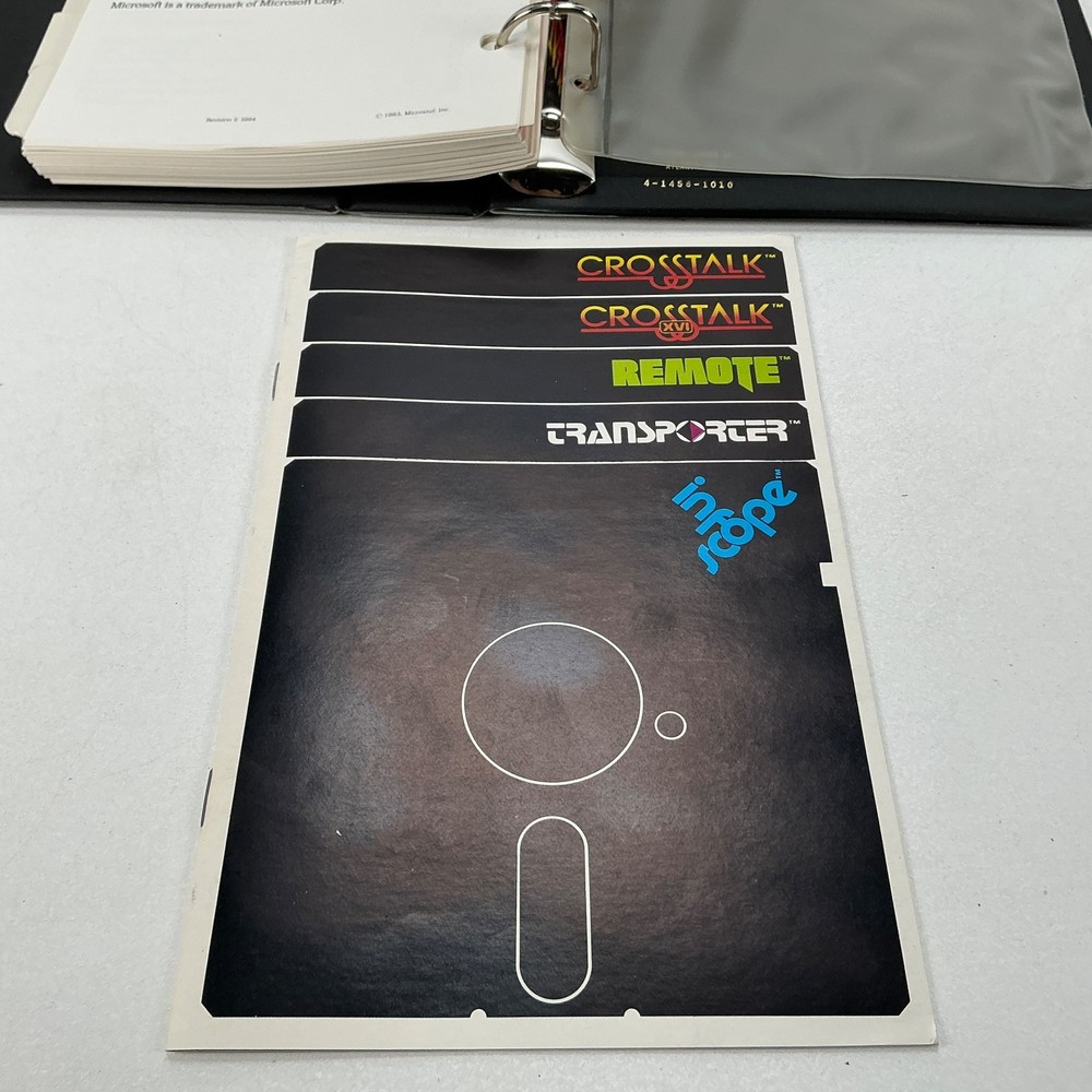 Microstuf CrossTalk XVI Data Communication Software System No Disks for IBM PCs