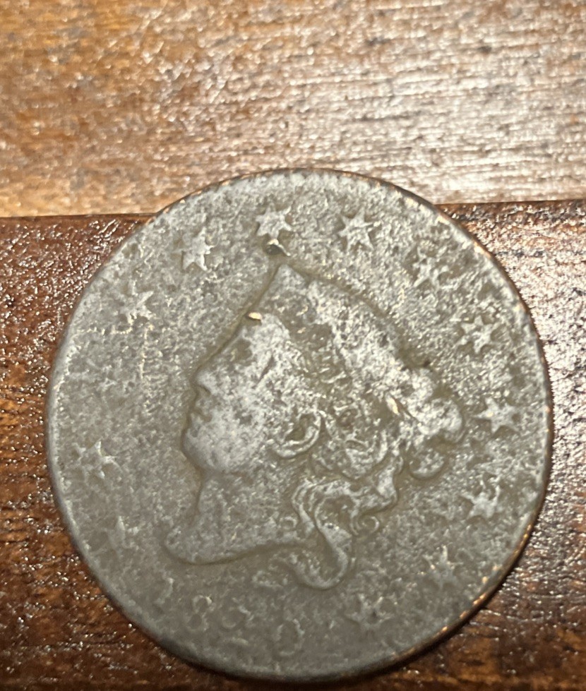 1820 Coronet Large Cent