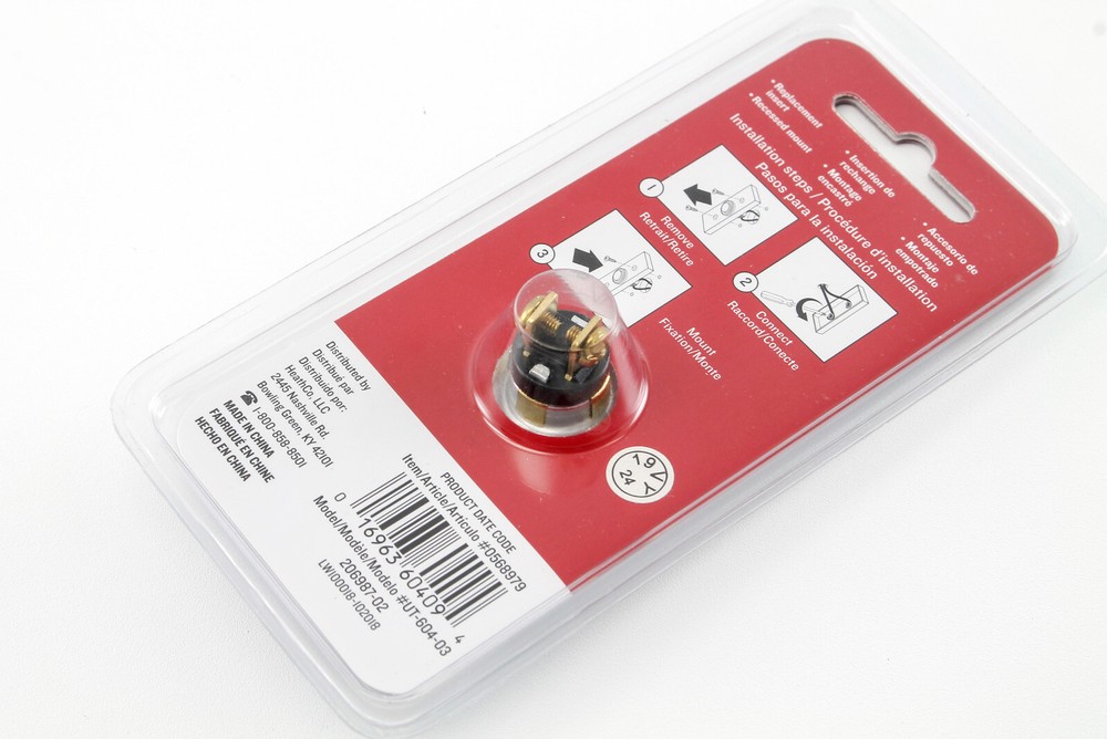 Utilitech Wired Lighted Button Part No. 0568979 Brand New In Plastic