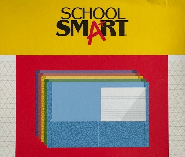 (20) 2-pocket colored folders
