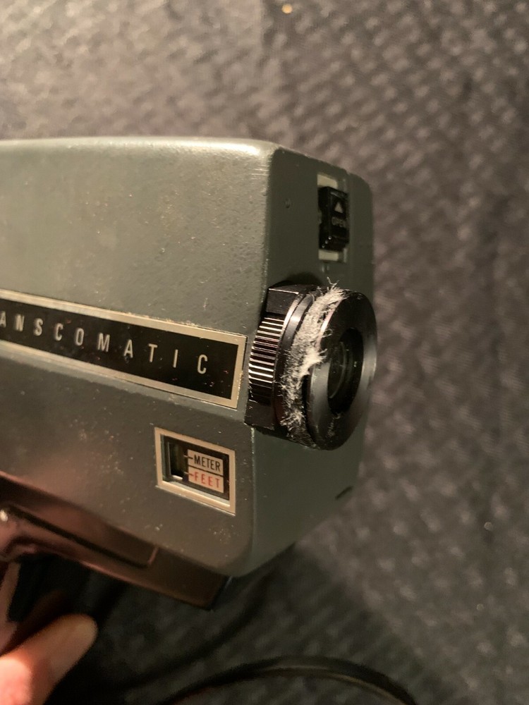 GAF Anscomatic S/84 Super 8 Movie Camera With Case - Untested