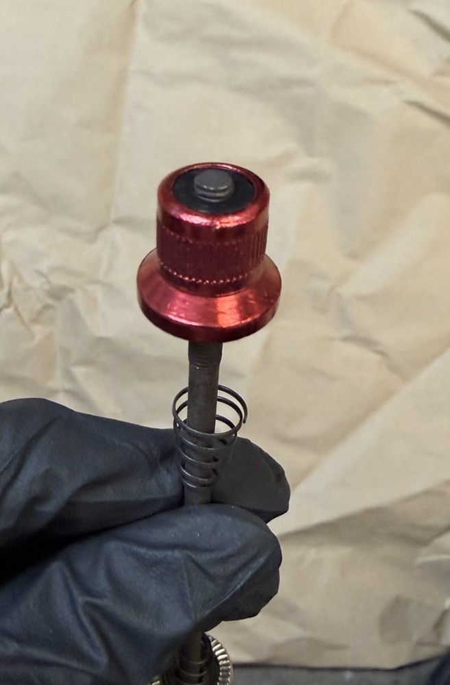 Red Front Bicycle Quick Release Axle
