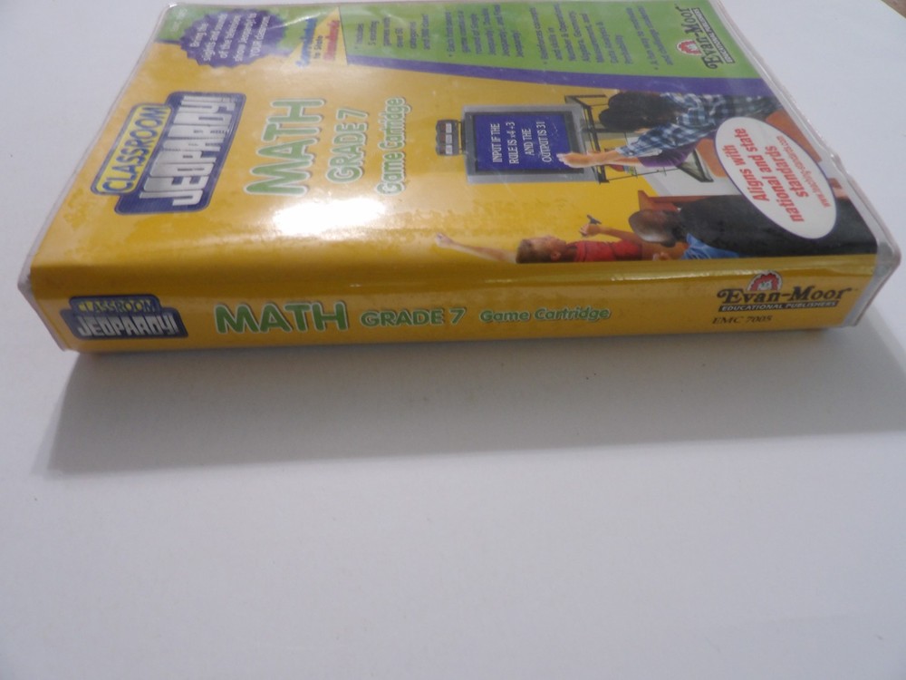 Classroom Jeopardy 7th Grade Math Game Cartridge