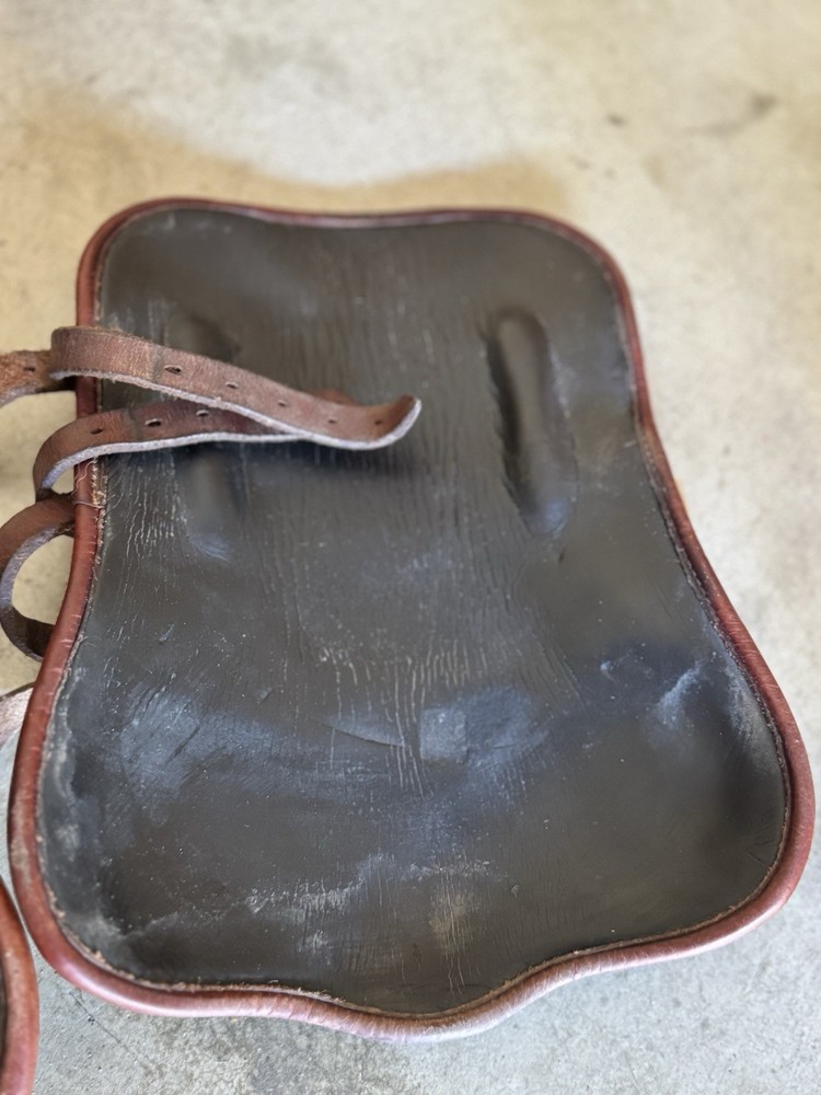 CWD Buffalo Leather Front Boots Buckle Size 3