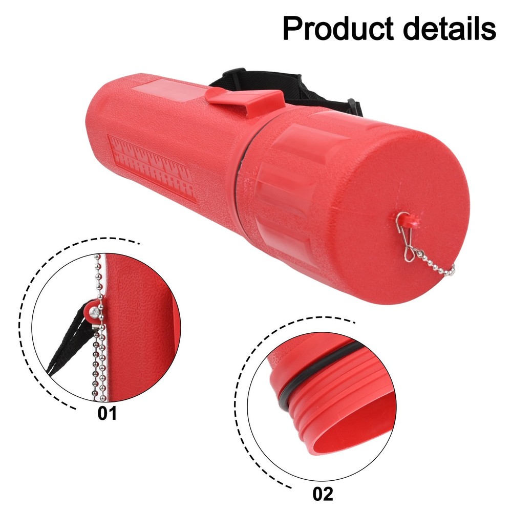 Welding Rod Storage Container 2pcs 14 inch Red ABS Electrode Organizer