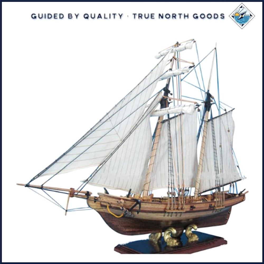 Classic 1:70 Wooden Ship Model DIY Kit - Perfect Gift for Budding Scientists