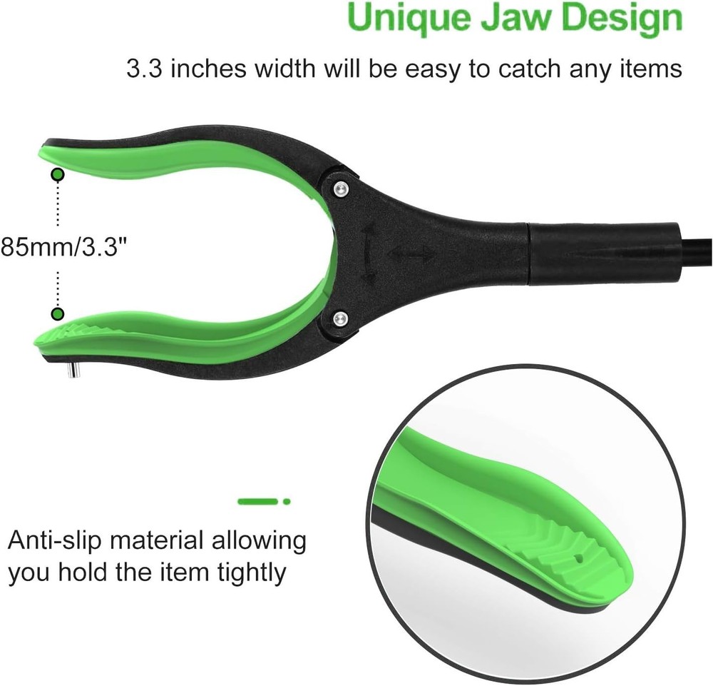 2-Pack 32" Grabber Reacher Tool + Magnetic Tip