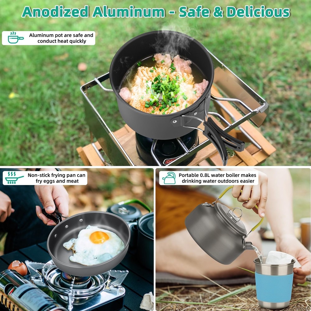 Camping Cooking Set 17pcs