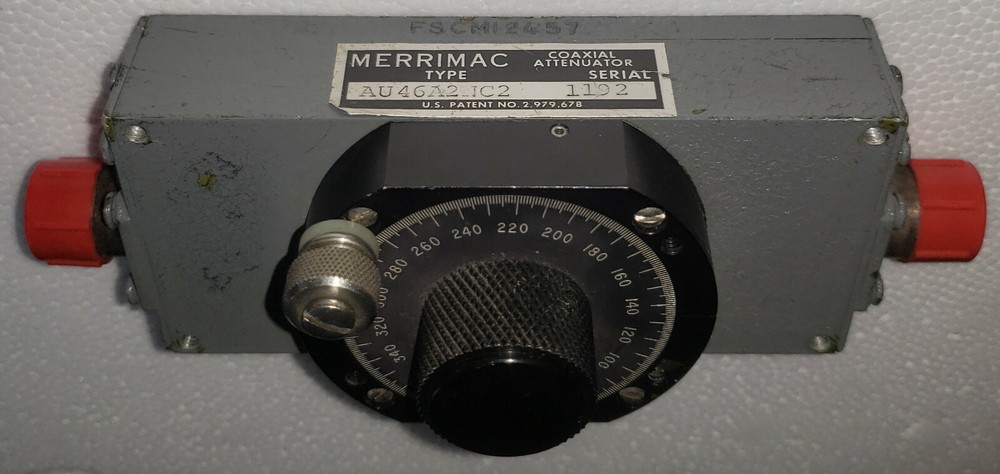 Merrimac AU46A/2NC2 Variable Coaxial Attenuator