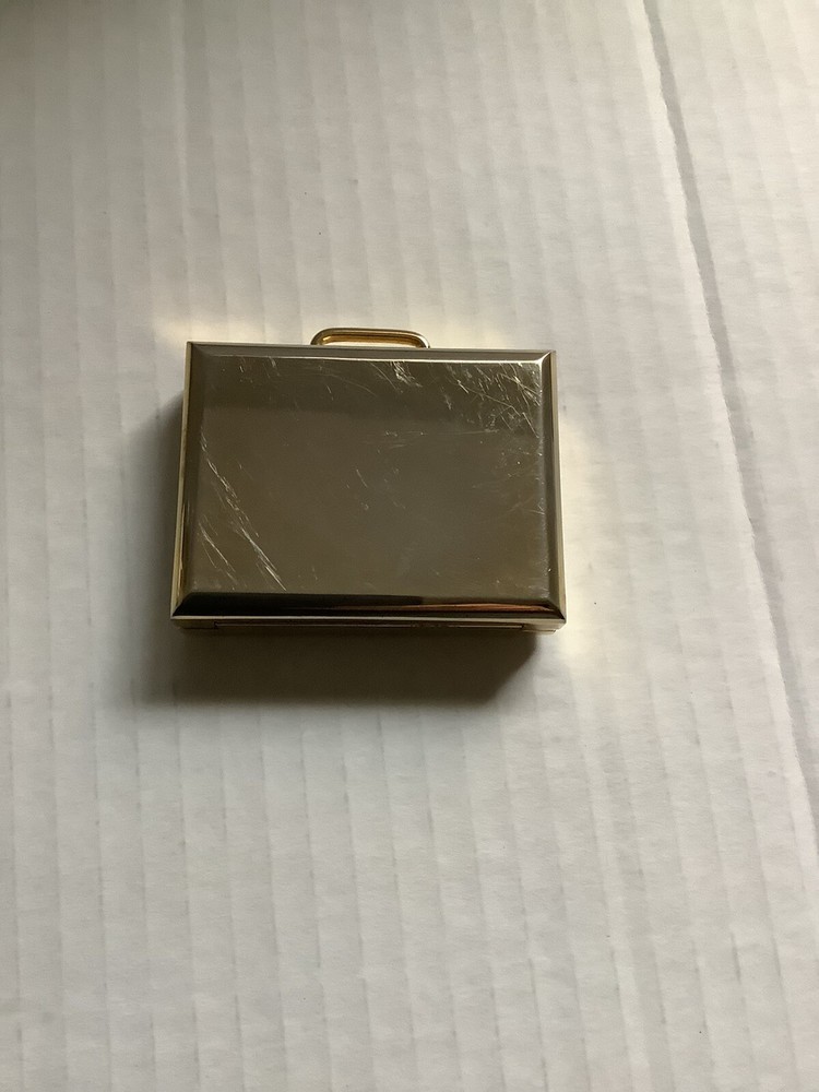 Vintage Quartz Brass Desk Clock