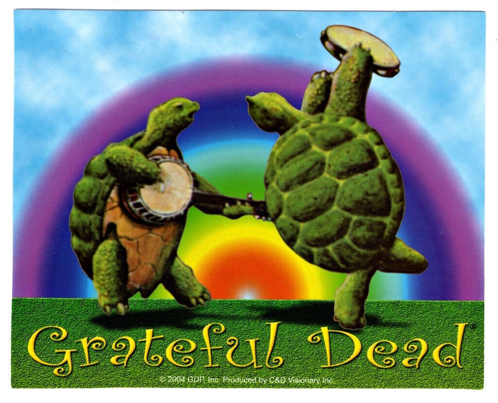 Grateful Dead Terrapin Turtles Sticker Decal