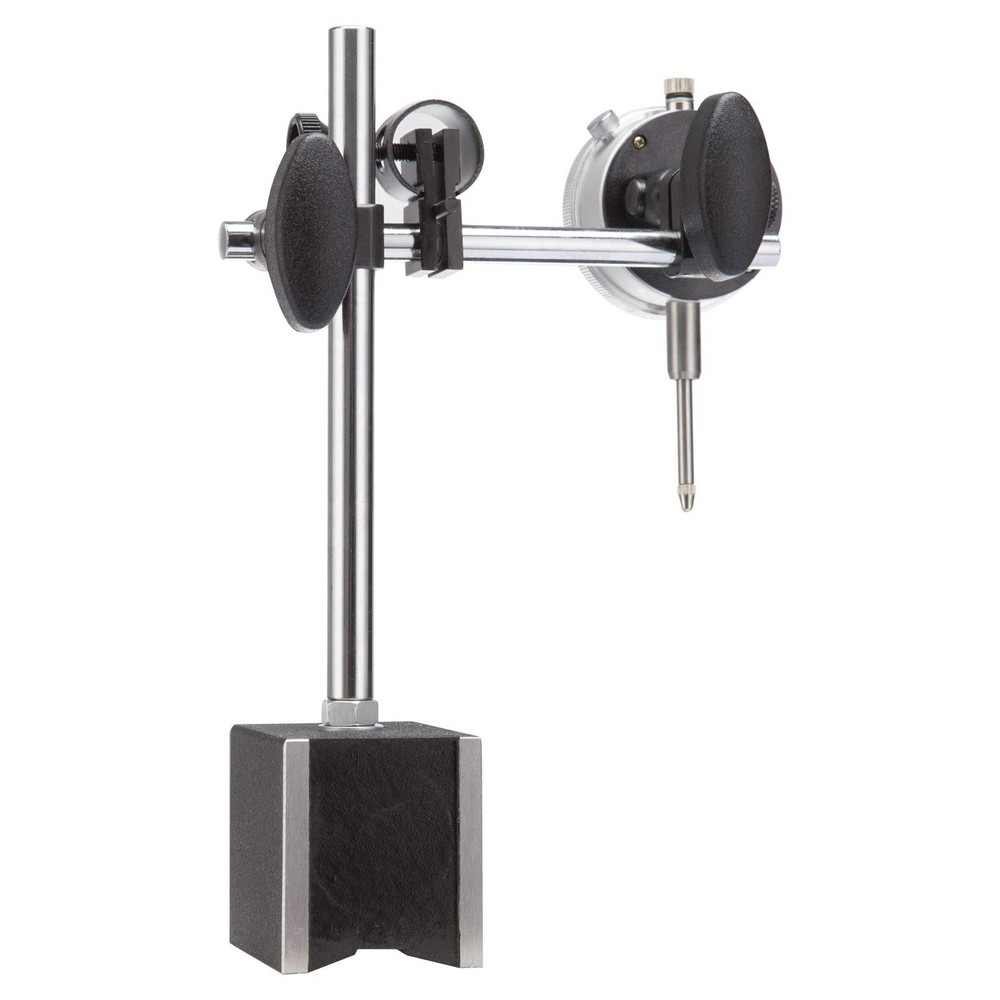 NACHEE Dial Indicator with Magnetic Base Holder Differential Backlash Silver