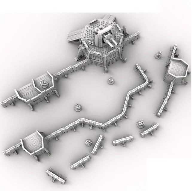 Warhammer 40k Compatible Terrain Scenery