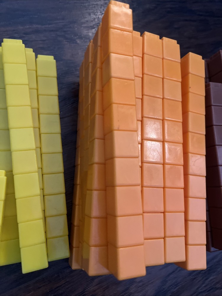 500 + Unifix Interlocking Counting Cubes Snap Blocks for Learning Math