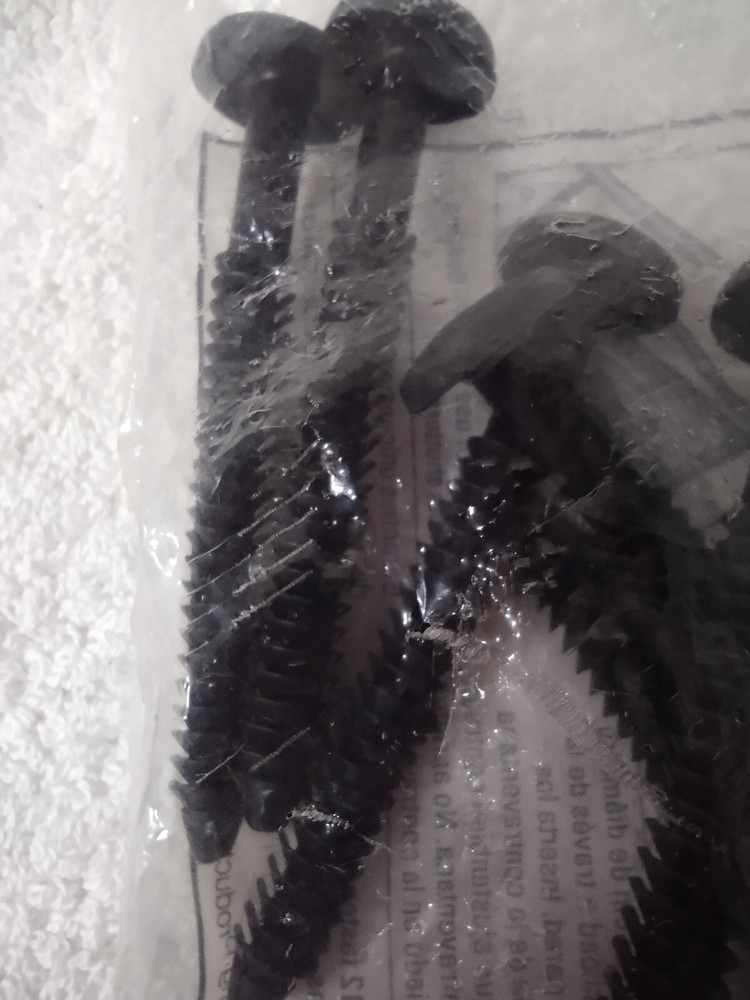 Window Shutter Fasteners 3" Spike Lock Fasteners Forest Black - 12CT