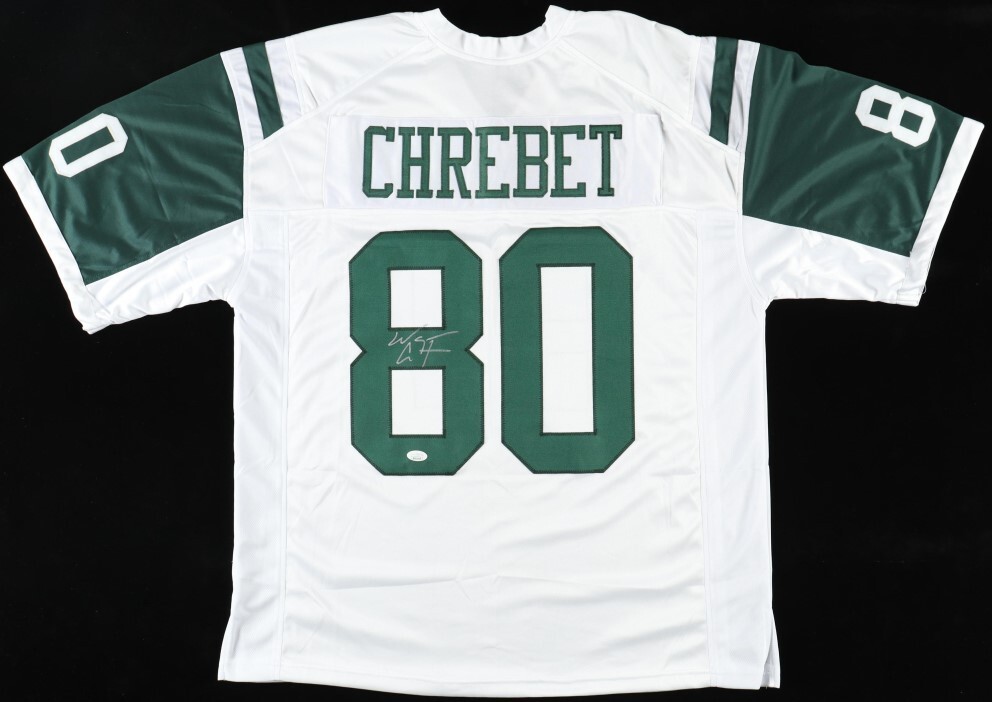 WAYNE CHREBET New York Jets Signed Custom XL Jersey (JSA Basic)