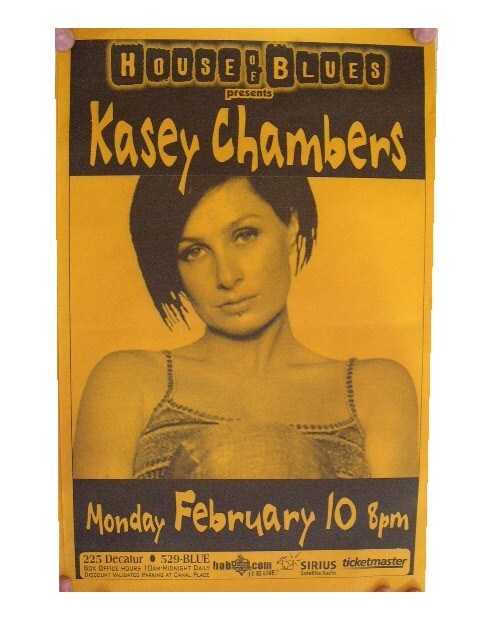 Kasey Chambers Poster Handbill Casey