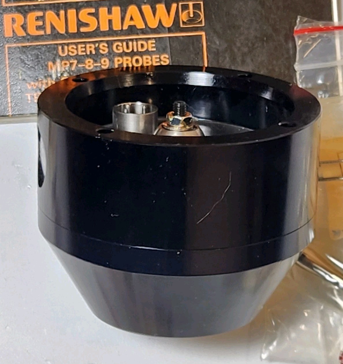 Renishaw MP3 Saber Probe Imp Arm Housing With Box Instructions And Accessories