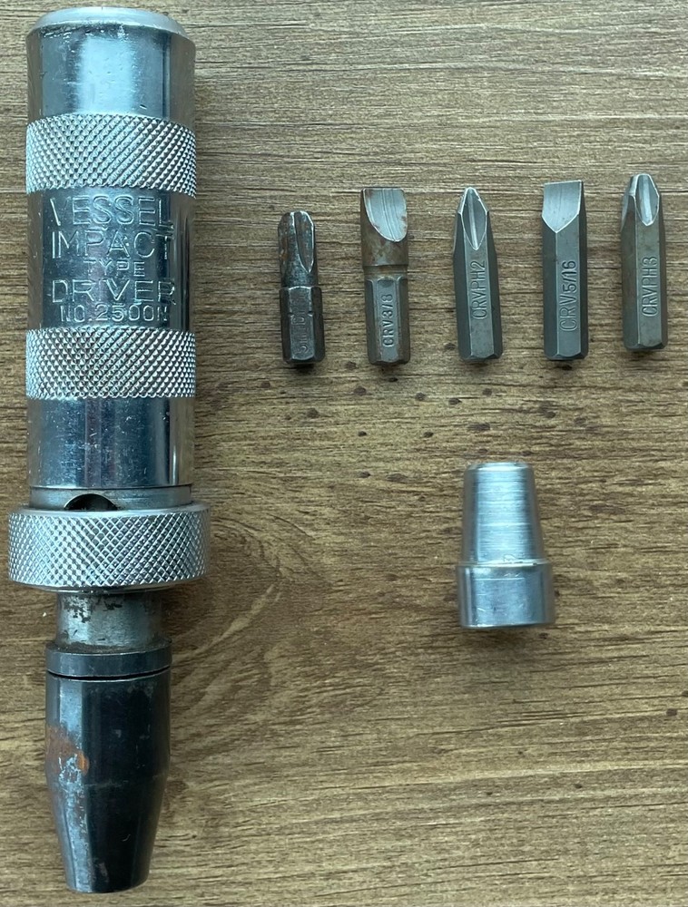 Vessel Impact Type Driver No.2500 Case And 4 Bits