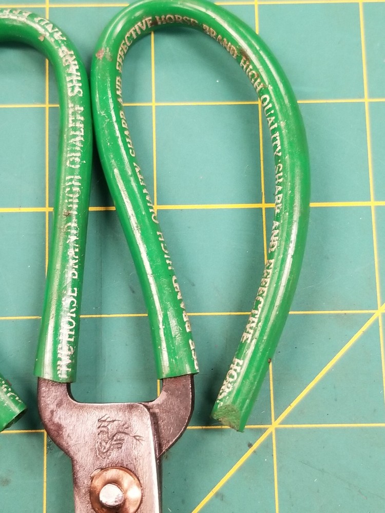 Vintage 8" Solid Utility Bonsai Shaping Pruning Shears Scissors Japan