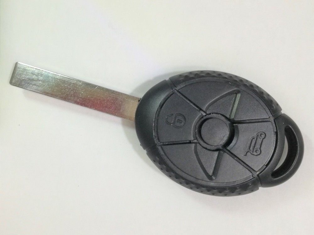 Key Shell Remote Control 3 Button BMW MINI One Cooper - No Logo -