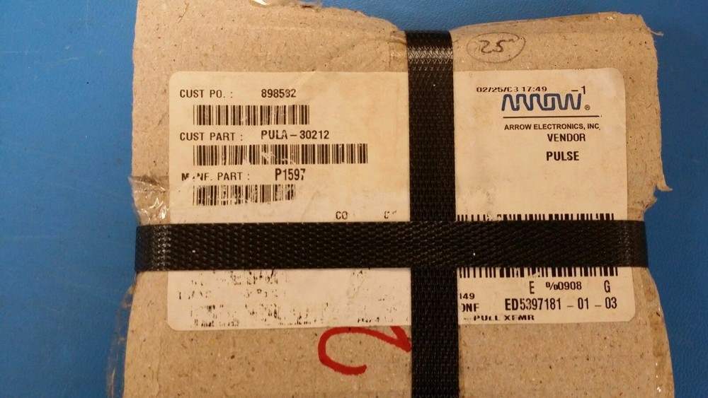 (1PC) P1597 Power Transformer 500Vrms Single Prim. Single Sec. Surface Mount